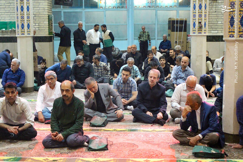 عکس/ شب شهادت امام صادق(ع) در مسجد جامع فاطمیه