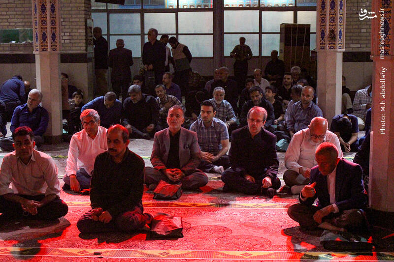 عکس/ شب شهادت امام صادق(ع) در مسجد جامع فاطمیه