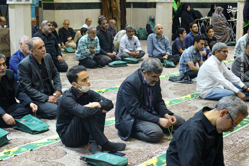 عکس/ شب شهادت امام صادق(ع) در مسجد جامع فاطمیه