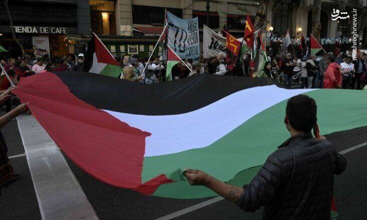 عکس/ تظاهرات در آرژانتین در سالروز نکبت