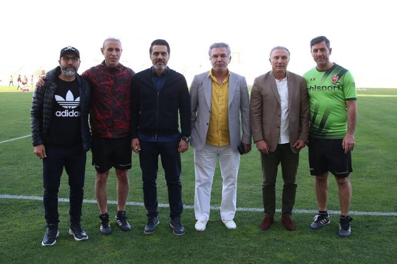 ۳ مهمان ویژه در تمرین امروز پرسپولیسیها +عکس