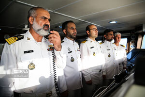 ورود ناوگروه ۸۶ نیروی دریایی ارتش به خلیج فارس