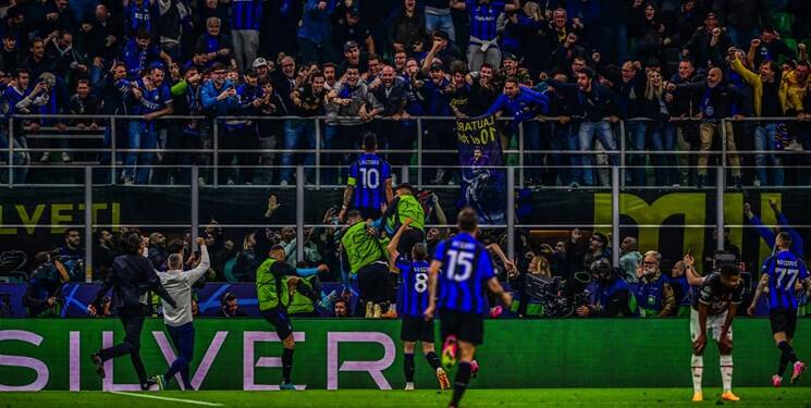 اینتر با فتح دربی میلان بعد از ۱۳ سال به فینال رسید/ نیش افعیها برتن همشهری