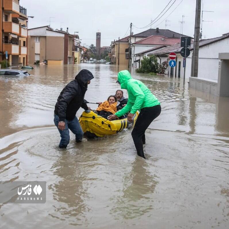 سیل، فرمول یک ایتالیا را لغو کرد +عکس