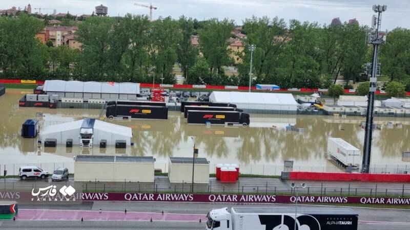 سیل، فرمول یک ایتالیا را لغو کرد +عکس