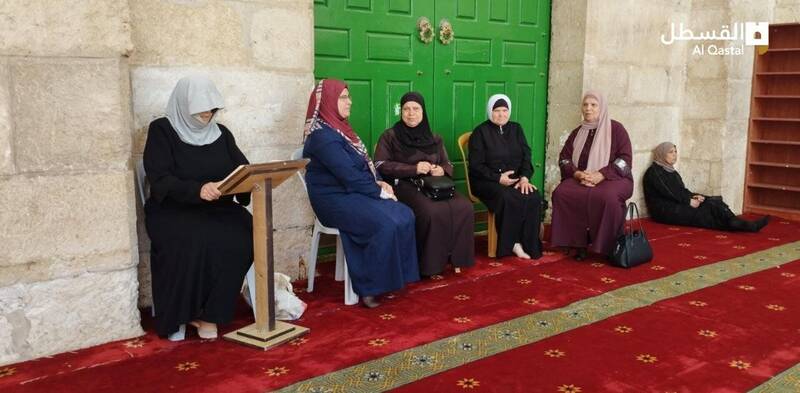 حضور بانوان فلسطینی در مسجدالاقصی برای دفاع از قبله اول+ تصاویر