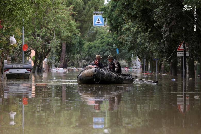 عکس/ سیل، یک ونیز دیگر در ایتالیا ساخت!