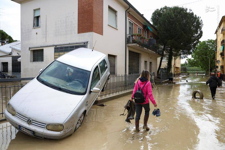 عکس/ سیل، یک ونیز دیگر در ایتالیا ساخت!