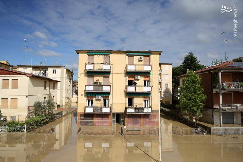 عکس/ سیل، یک ونیز دیگر در ایتالیا ساخت!