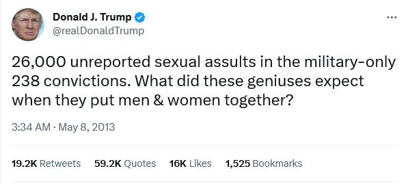 مردان غربی به زن نگاه نمیکنند؟ ترامپ پاسخ میدهد+ فیلم