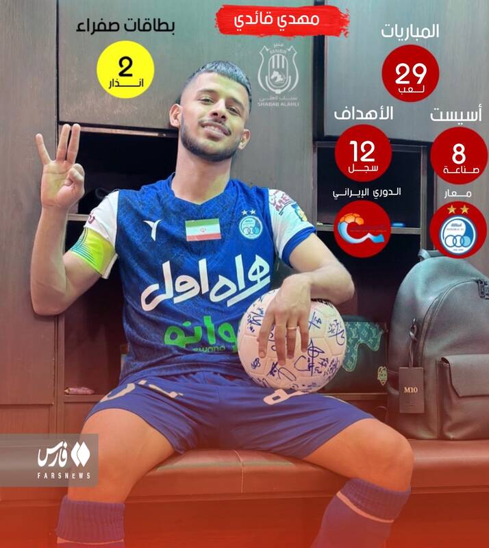 ستاره استقلال چشم اماراتیها را گرفت +عکس