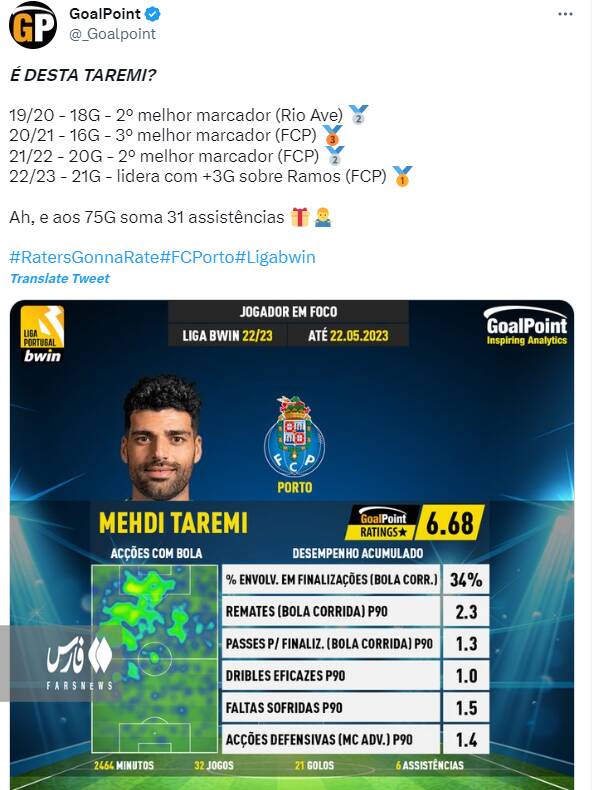 ستاره فوتبال ایران در آستانه موفقیت +عکس