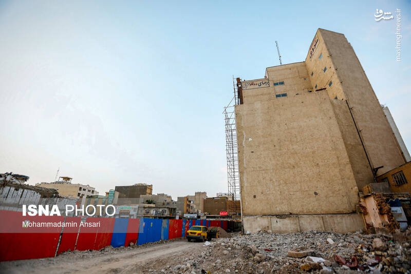 عکس/ متروپل؛ یک سال پس از ریزش