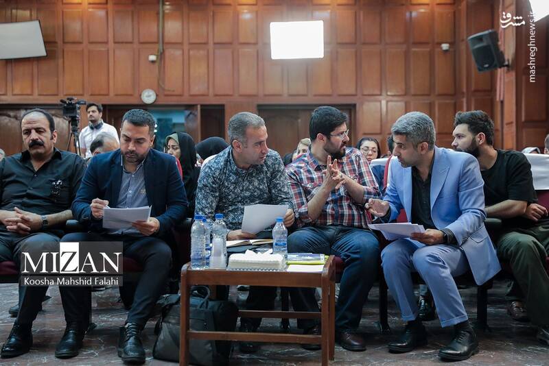 عکس/ اولین جلسه دادگاه رسیدگی به پرونده رمز ارز جعلی کینگ مانی