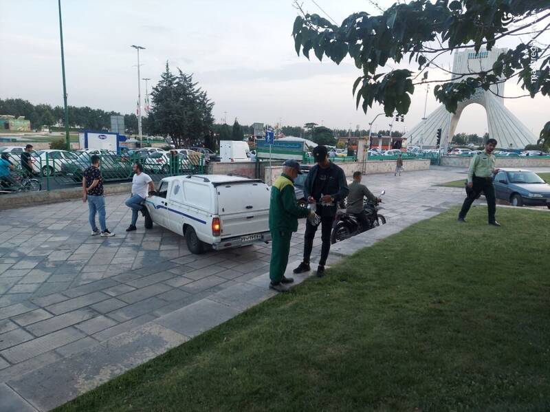 جسد تکه تکه شده یک زن در میدان آزادی +عکس