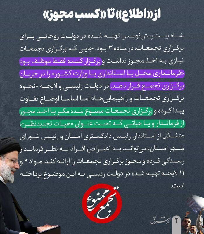 روزنامه شرق: قانون «ممنوعیت حمل سلاح در تجمعات»، دردسرساز است!