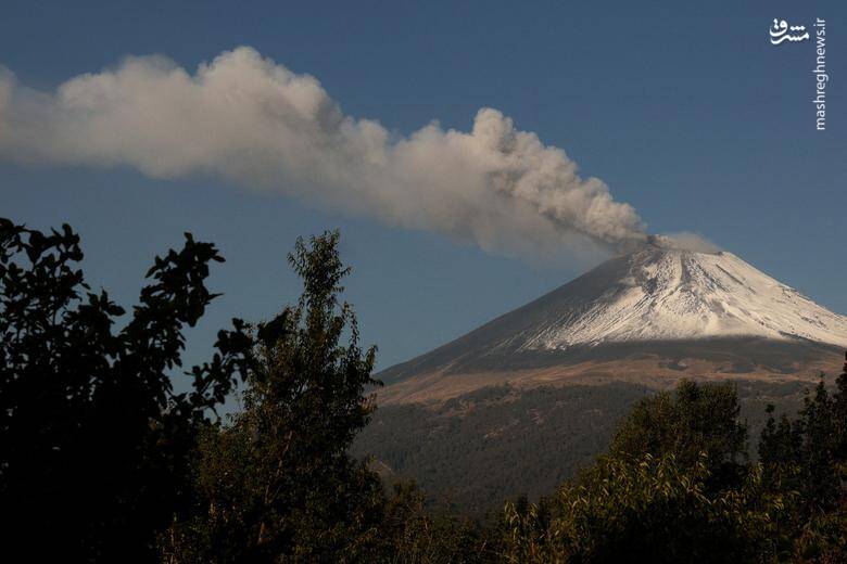 عکس/ فوران آتشفشان پوپوکاتپتل در مکزیک