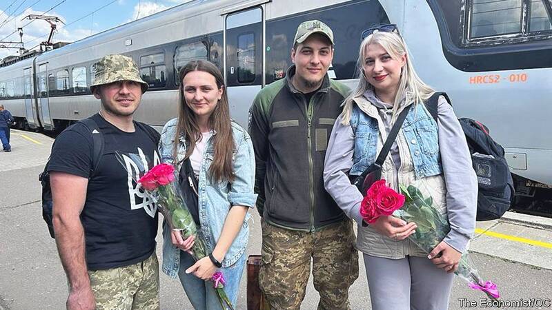 جهاد نکاح به سبک زنان اوکراینی در نزدیک باخموت+عکس