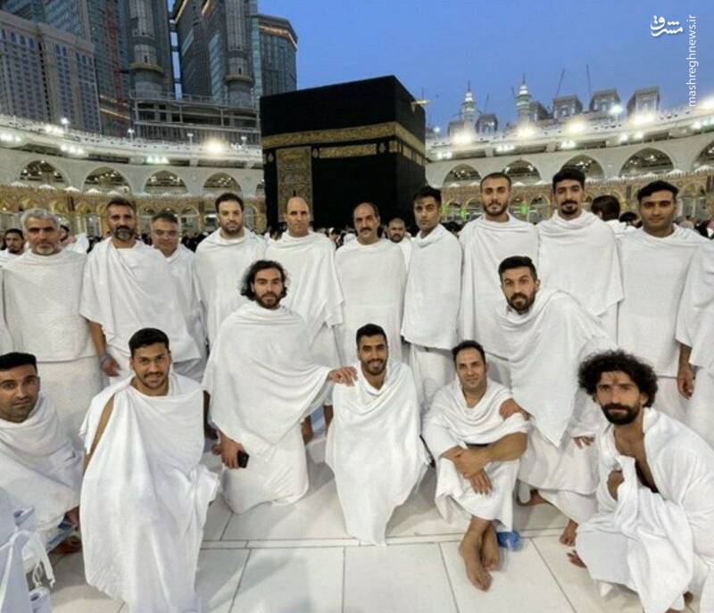 عکس/ ساحلی بازان ایران در لباس احرام
