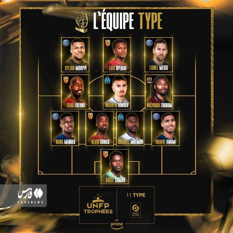 امباپه بالاتر از مسی ایستاد +عکس