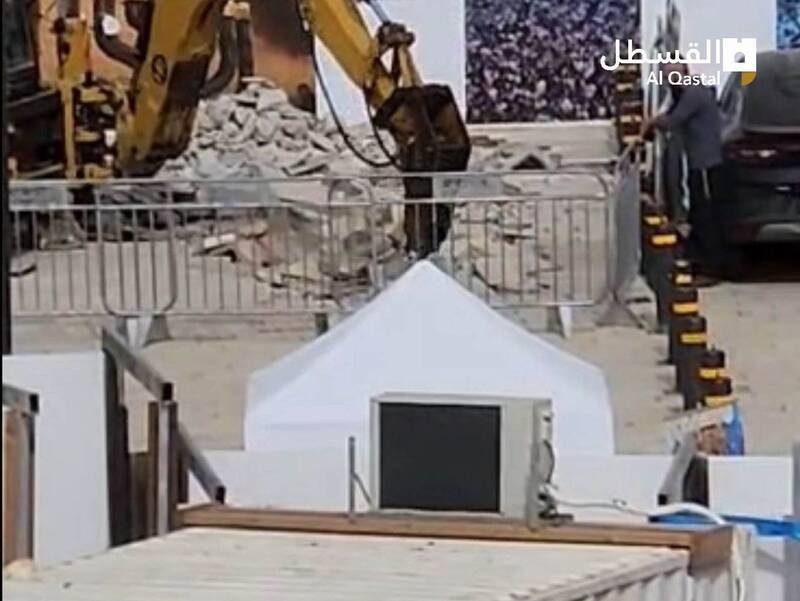 حفاری جدید رژیم صهیونیستی زیر پایههای مسجدالاقصی+تصاویر