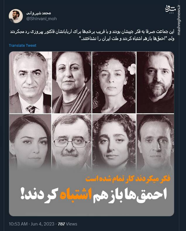 وقتی احمق ها اشتباه می کنند!