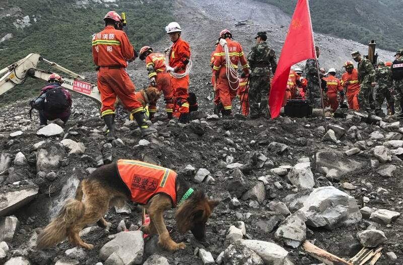 رانش مرگبار زمین در سیچوان چین+عکس