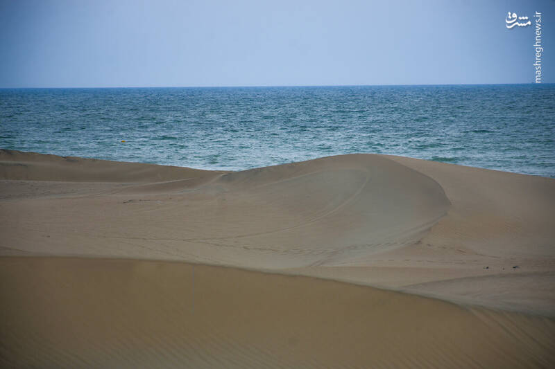 عکس/ تلاقی کویر و دریا