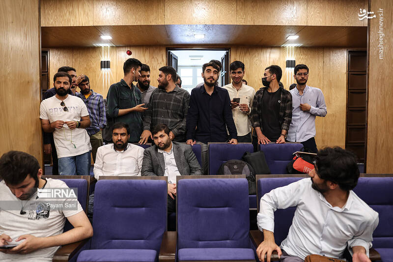 عکس/پرسش و پاسخ دانشجویان با سخنگوی دولت