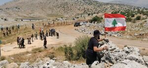 درگیری شهروندان لبنانی و نظامیان صهیونیست