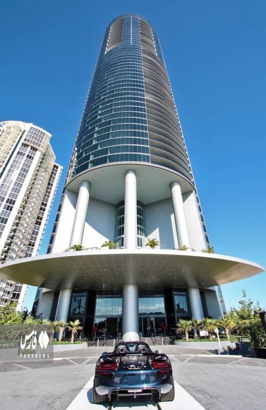 اقامت مسی در آسمانخراش ساحلی فلوریدا +عکس