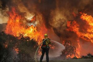 آتش سوزی مهیب در آریزونا