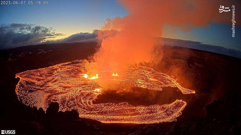 تصاویر خیرهکننده از فوران آتشفشان در هاوایی