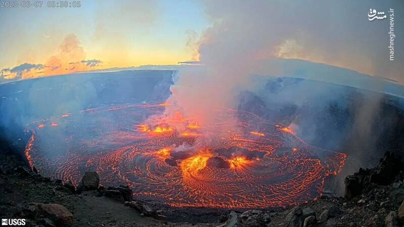 تصاویر خیرهکننده از فوران آتشفشان در هاوایی