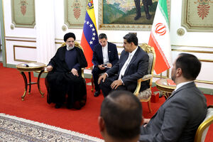 ملاقات خصوصی روسای جمهور ایران و ونزوئلا