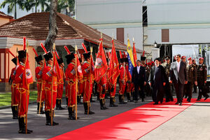 استقبال رسمی رئیس جمهور ونزوئلا از رئیسی