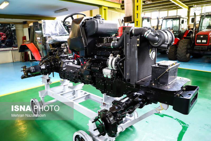 عکس/ خط تولید جدید در کارخانه تراکتورسازی
