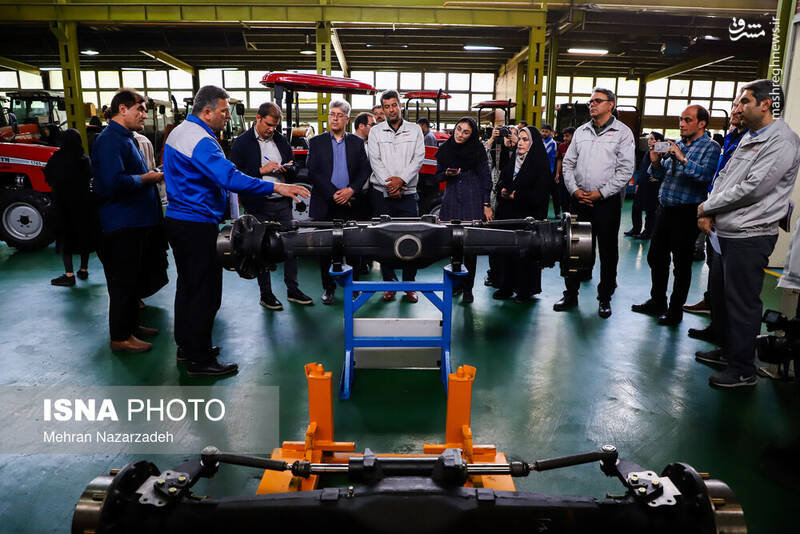 عکس/ خط تولید جدید در کارخانه تراکتورسازی