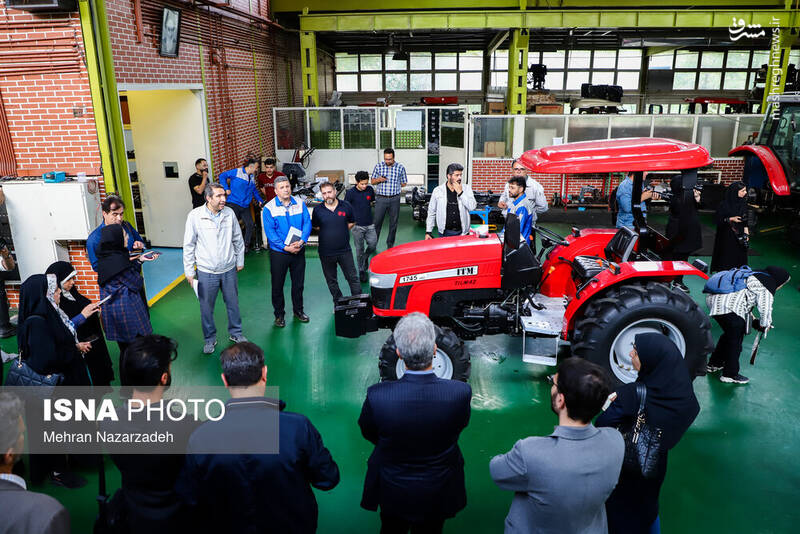 عکس/ خط تولید جدید در کارخانه تراکتورسازی