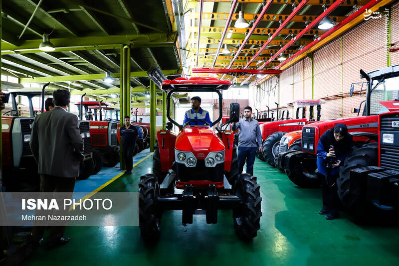 عکس/ خط تولید جدید در کارخانه تراکتورسازی