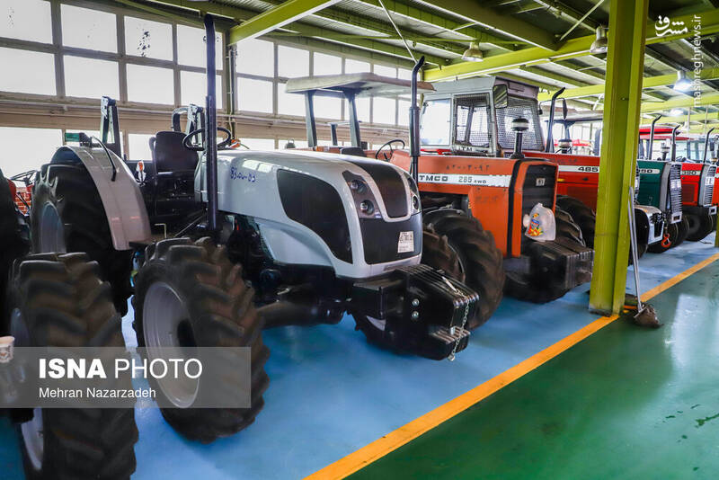 عکس/ خط تولید جدید در کارخانه تراکتورسازی