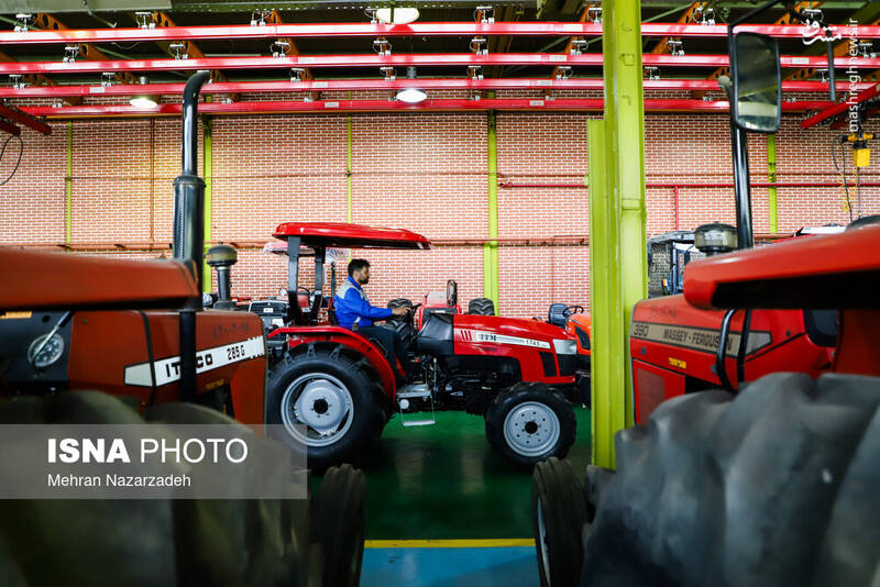 عکس/ خط تولید جدید در کارخانه تراکتورسازی