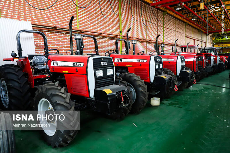 عکس/ خط تولید جدید در کارخانه تراکتورسازی