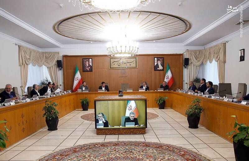 عکس/ جای خالی رئیسی در جلسه هیئت دولت