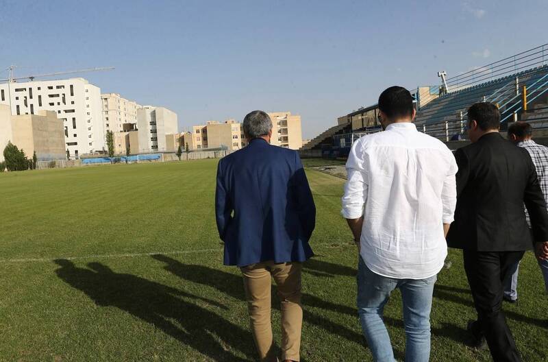 بازدید گزینه اسپانیایی از امکانات باشگاه استقلال