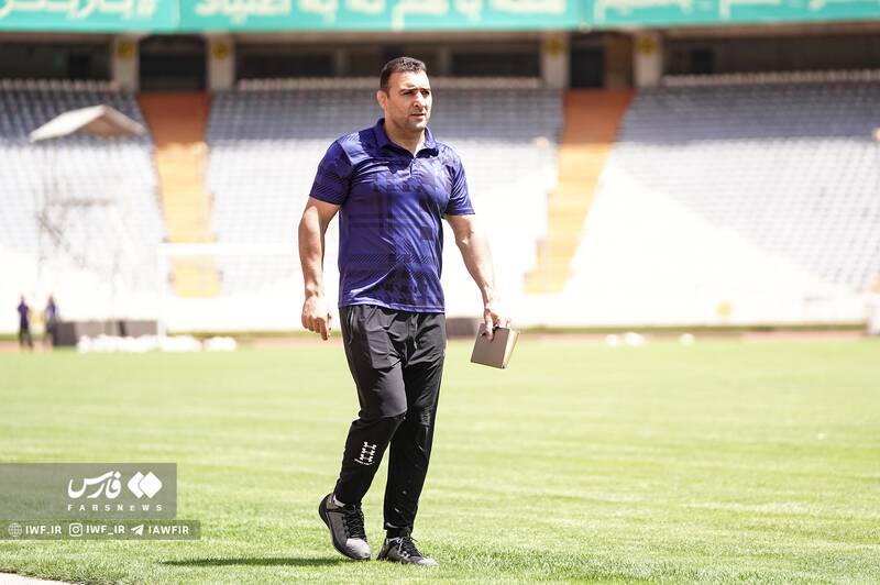 تمرین کشتیگیران در آزادی در روزهایی که فوتبال تعطیل است +عکس