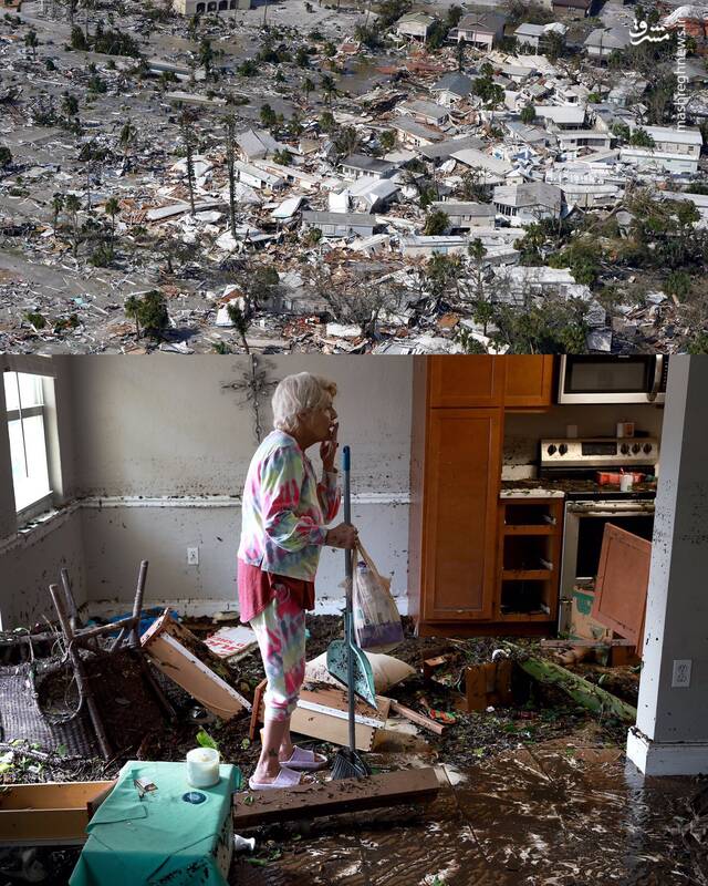 واقعیت طوفان ۲۰۲۲ فلوریدا به روایت تصویر