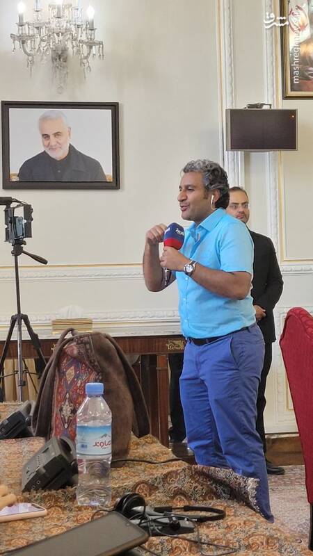 عکس/ خبرنگاران سعودی در تهران