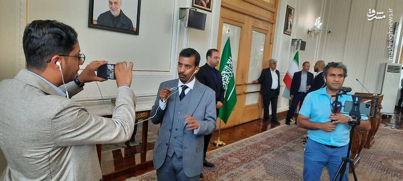 عکس/ خبرنگاران سعودی در تهران