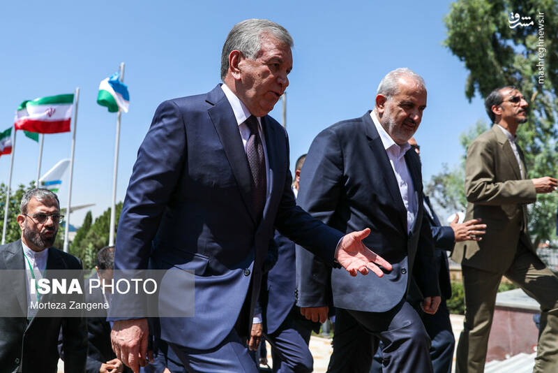 عکس/ ورود رئیسجمهور ازبکستان به تهران